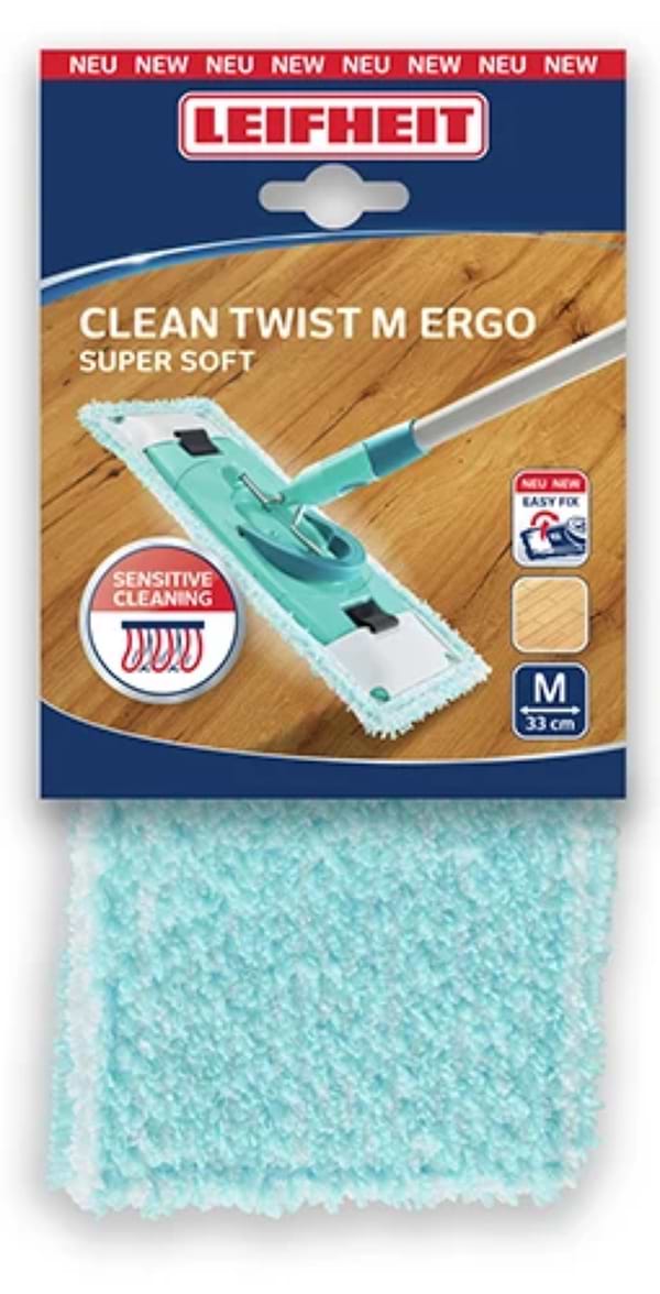 Фото - Сменная насадка на швабру Leifheit Clean Twist M Ergo supersoft (52122)