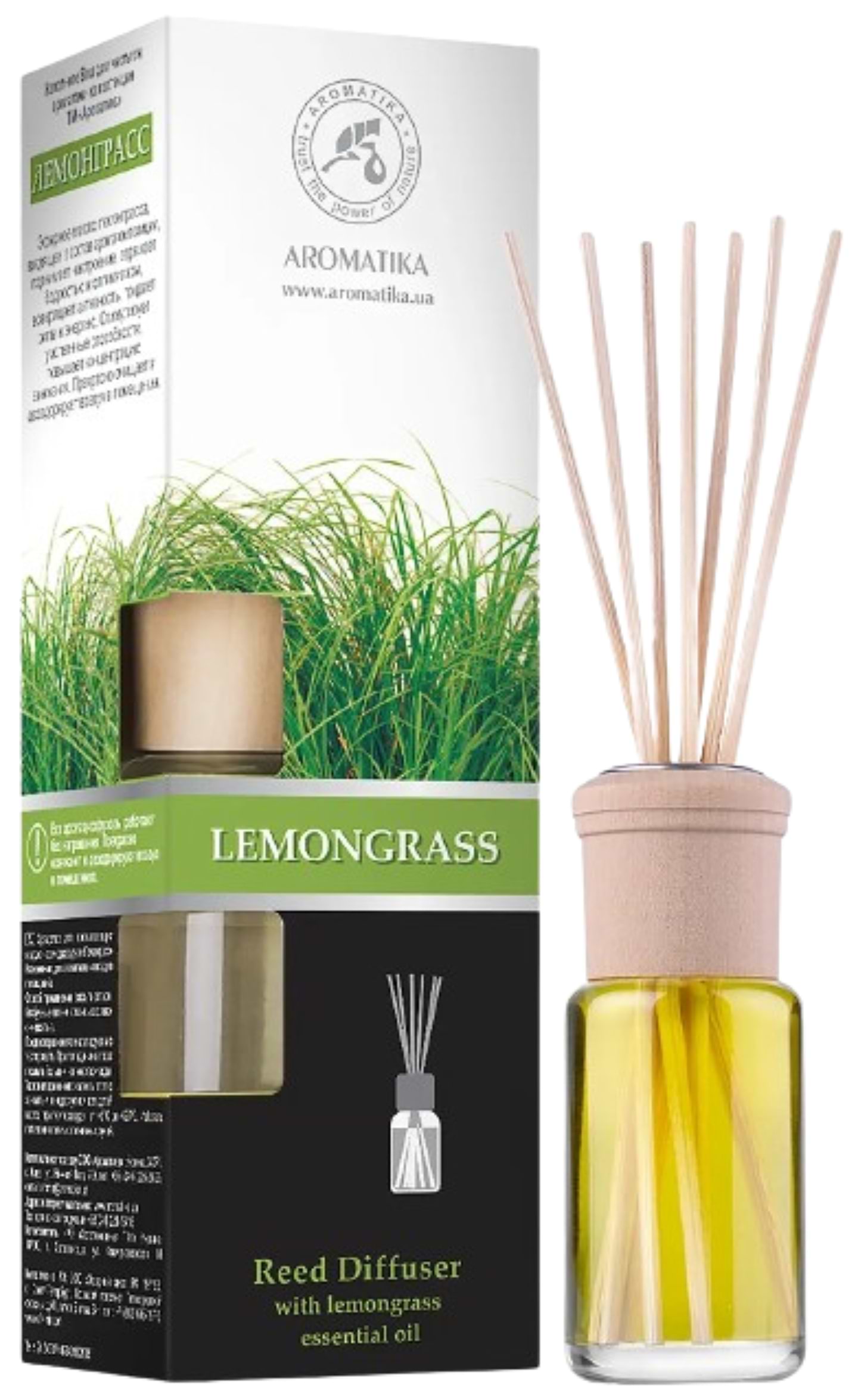 Аромадифузор Ароматика Лемонграс (Lemongrass) 50 мл (4820177027220) - Фото 1