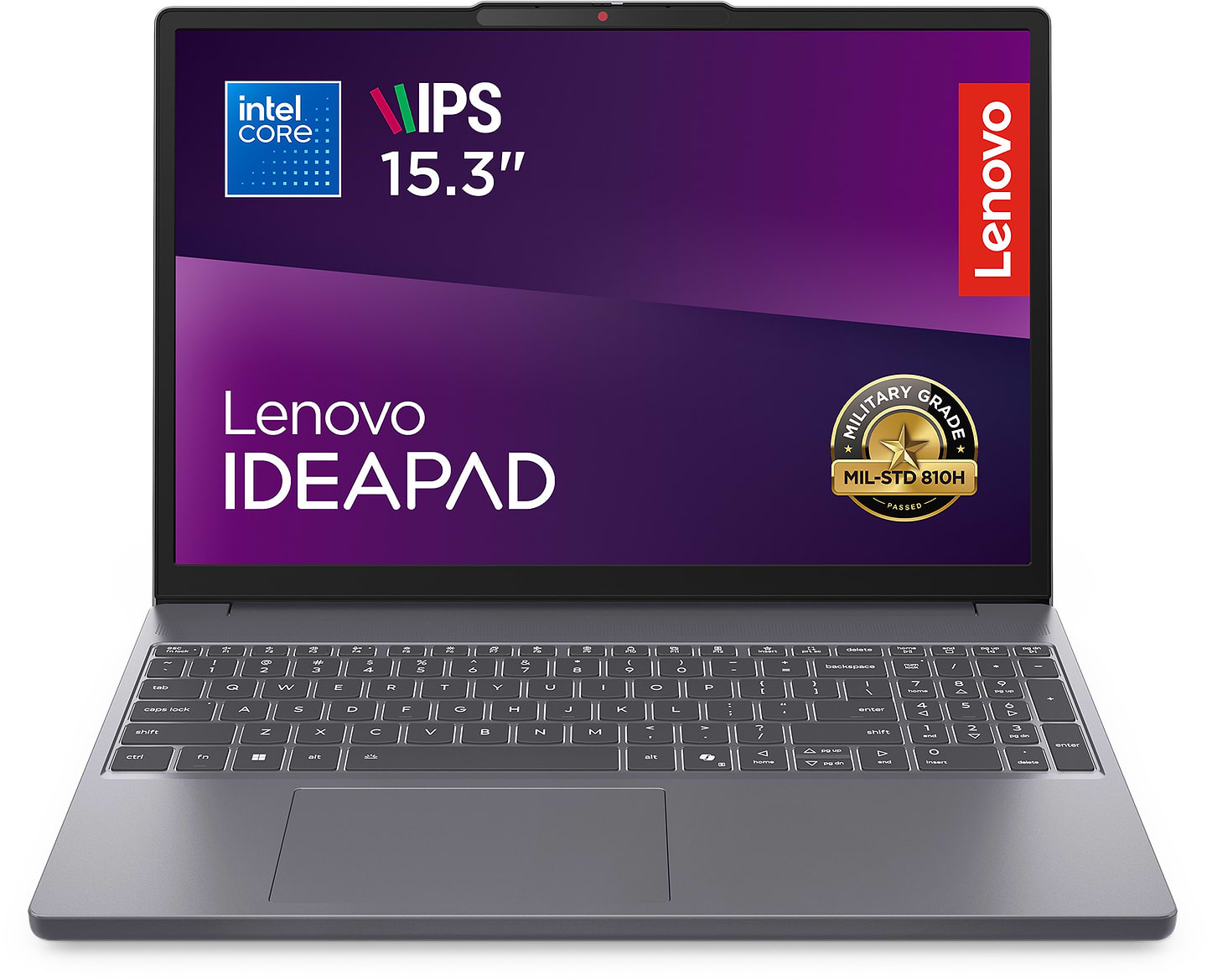 Ноутбук Lenovo IdeaPad Slim 3 15IRH10 (83K100V0RA) Luna Grey - Фото 1