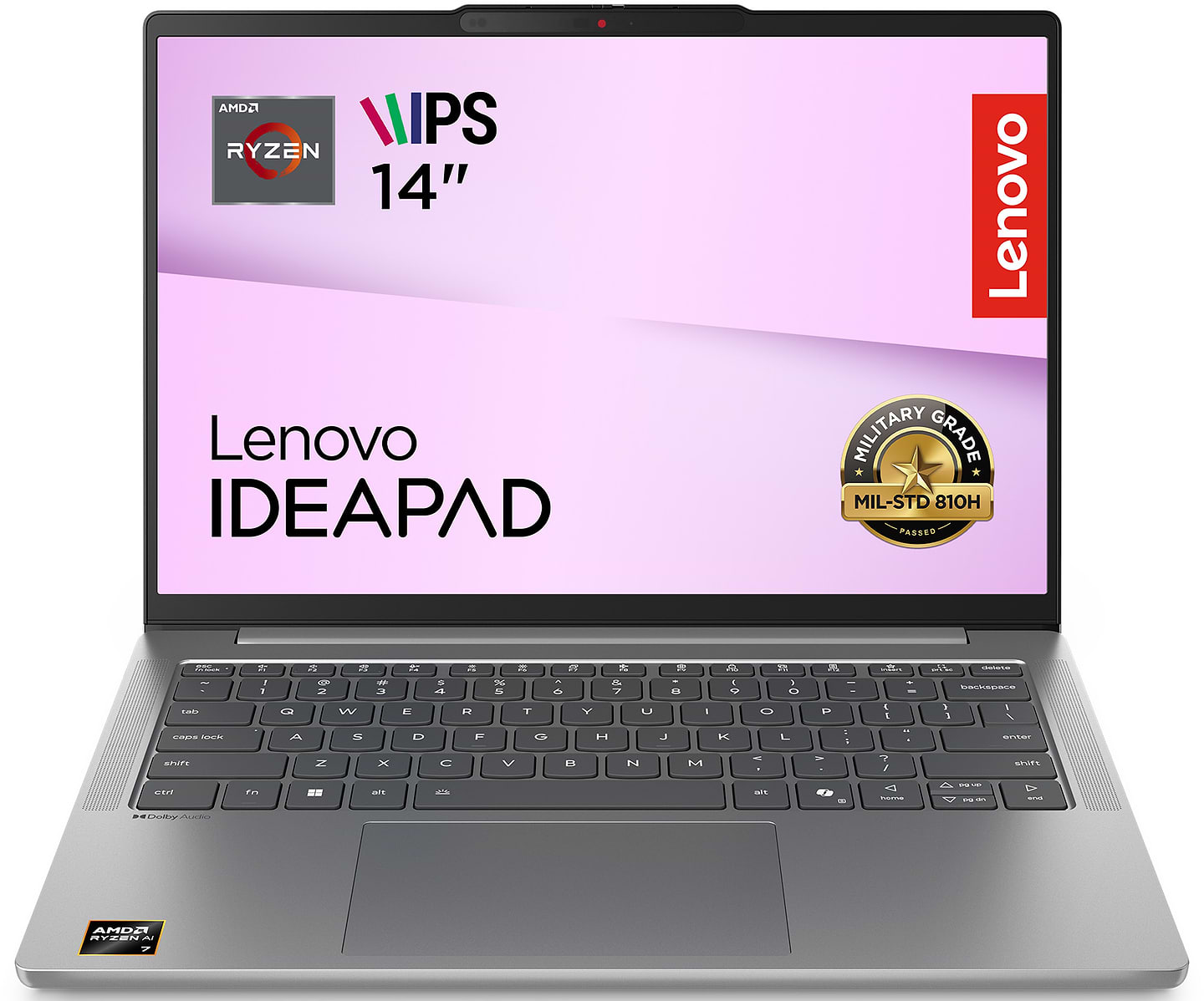 Ноутбук Lenovo IdeaPad Slim 5 14ARP10 (83HT003GRA) Luna grey - Фото 1