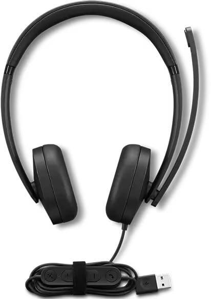 Фото - Гарнітура дротова Lenovo USB-A Wired Stereo Headset Gen 2 (4XD1P83425)
