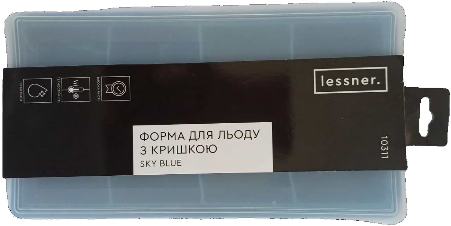 Форма для льоду Lessner Sky Blue 21,5х11,8х5 см (10311) - Фото 1