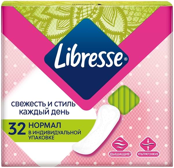 Фото - Прокладки щоденні Libresse Daily Fresh Normal 32 шт. (7322540758191)