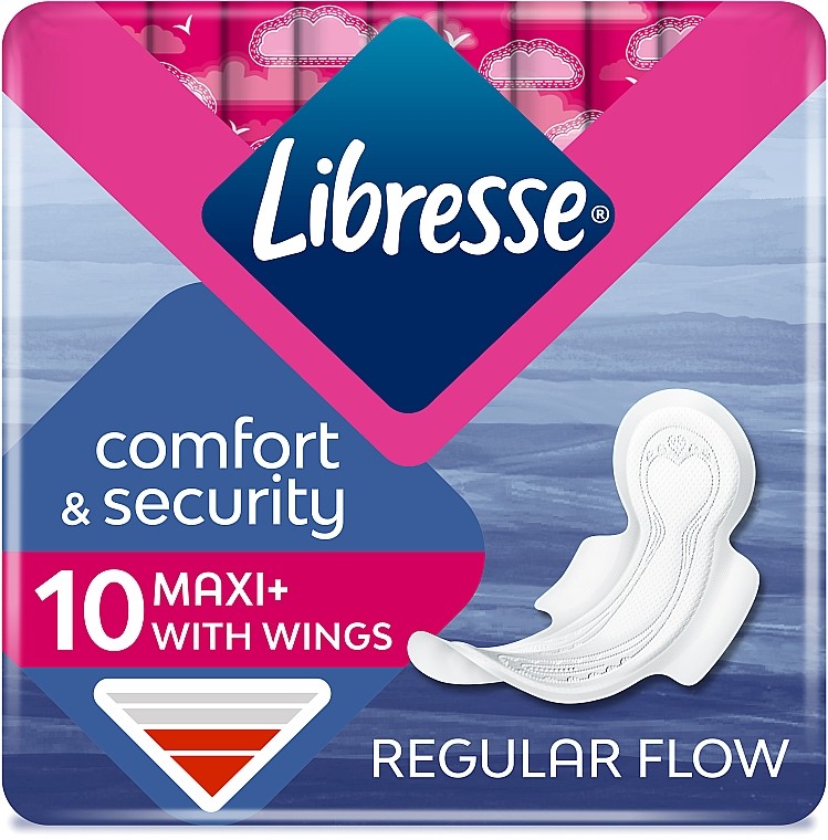 Прокладки гигиенические Libresse Maxi Normal Wing 10 шт. (7310790088137) - Фото 1