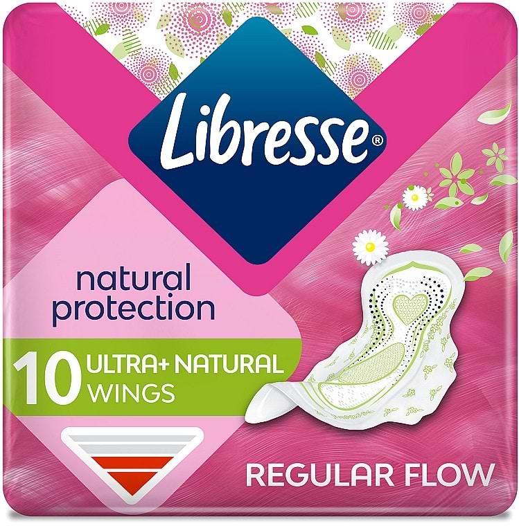 Прокладки гигиенические Libresse Ultra Normal Aloe Vera & Camomile 10 шт. (7322540344059) - Фото 1