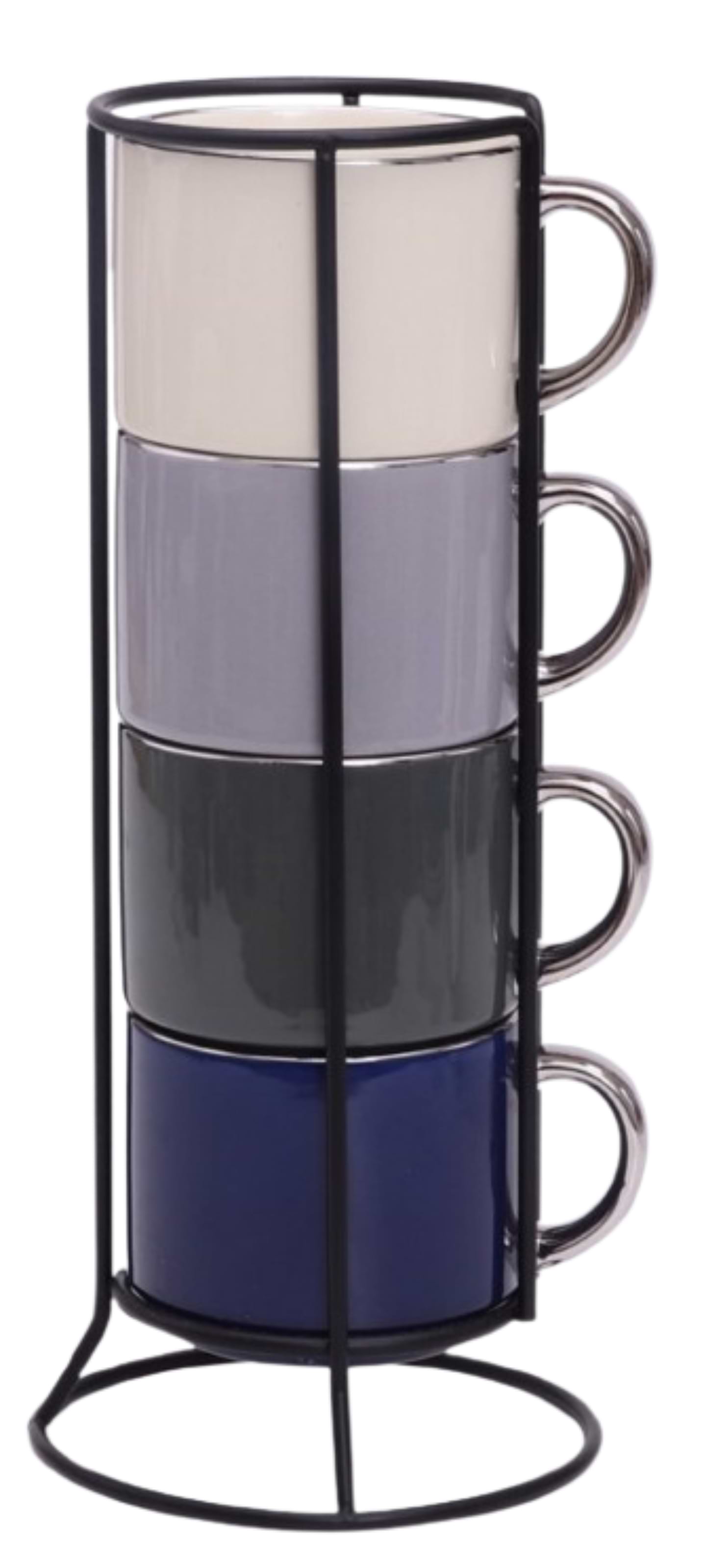 Купити Набір чашок Limited Edition SILVER 300 мл 4 шт. (RX-N240581) - Фото 1 Набір чашок Limited Edition SILVER 300 мл 4 шт. (RX-N240581) - Фото 1