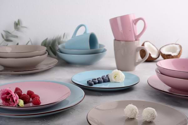 Фото - Тарелка десертная Limited Edition Terra 20 см Powdery Pink (YF6007-2)