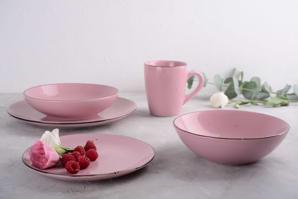 Фото - Тарелка десертная Limited Edition Terra 20 см Powdery Pink (YF6007-2)