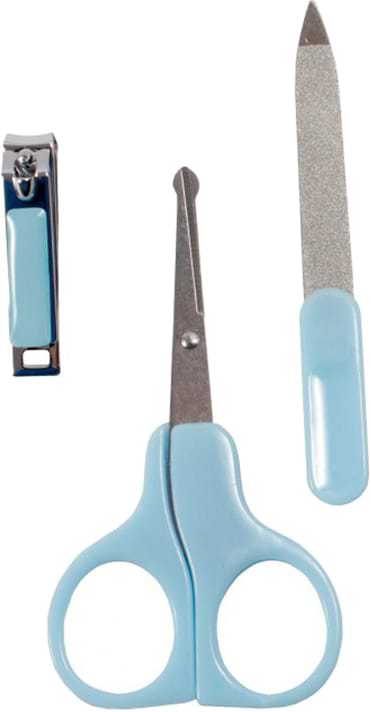 Набор детских маникюрных принадлежностей Lindo в футляре "Ellit", голубой (Lі 801 гол)