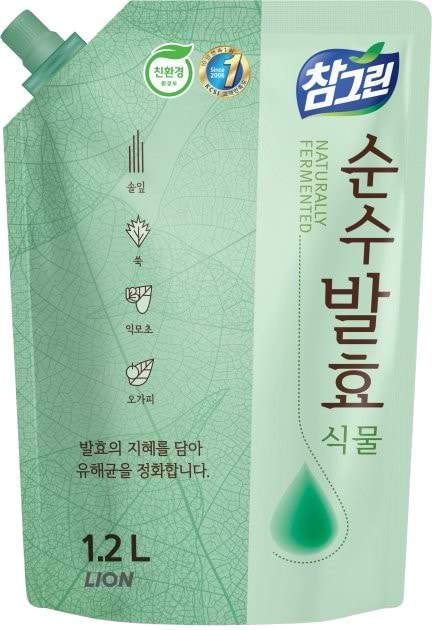 Засіб для ручного миття посуду Lion CHG Plant запаска 1.2 л (8806325618683)