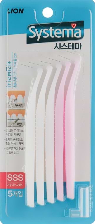 Зубная щетка Lion Systema SSS 5 шт. (8806325608752)