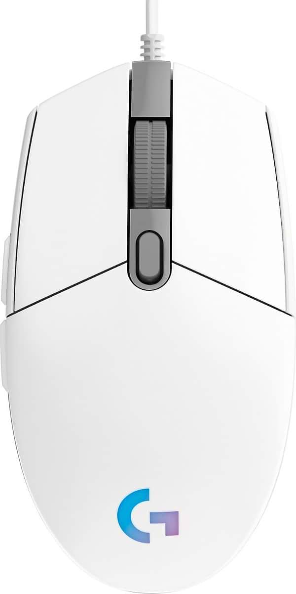 Фото - Мышь проводная Logitech G102 Lightsync White