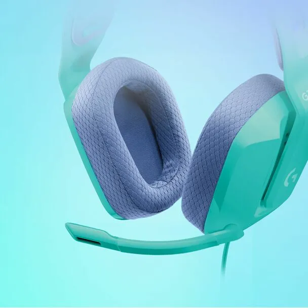 Фото - Гарнітура дротова ігрова Logitech G335 Wired Gaming Headset Mint (981-001024)