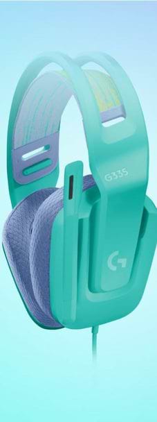 Фото - Гарнітура дротова ігрова Logitech G335 Wired Gaming Headset Mint (981-001024)