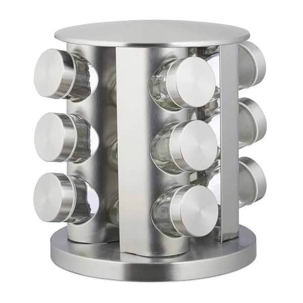 Фото - Набор емкостей для специй и приправ Love You Home на подставке, крутящейся 12 ед. (61029)