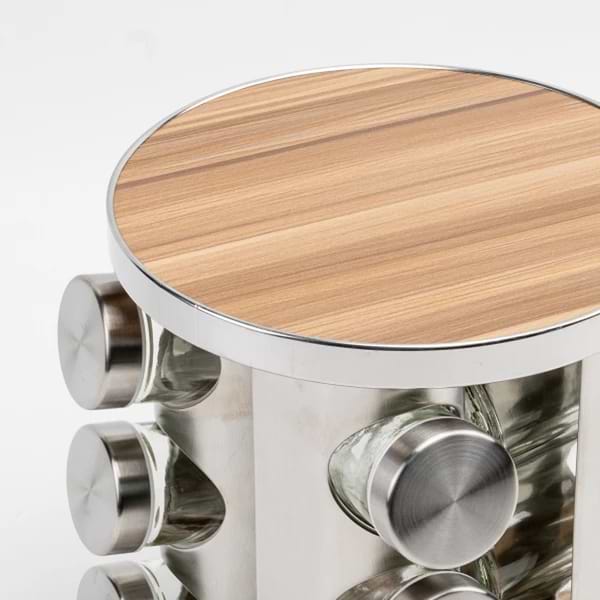 Фото - Набор емкостей для специй и приправ Love You Home на подставке, крутящейся 12 ед. (61031)