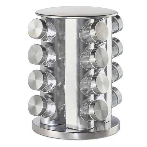 Фото - Набор емкостей для специй и приправ Love You Home на подставке, крутящейся 16 ед. (61030)