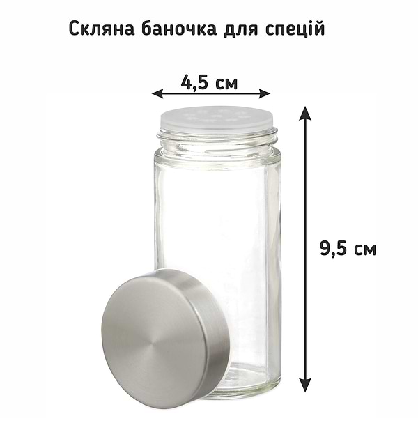 Фото - Набір ємностей для спецій і приправ Love You Home на підставці, що крутиться 16 од. (61032)