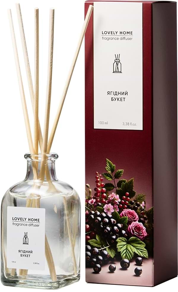 Фото - Аромадиффузор Lovely Home Ягодный букет 100 мл (4820288090441)
