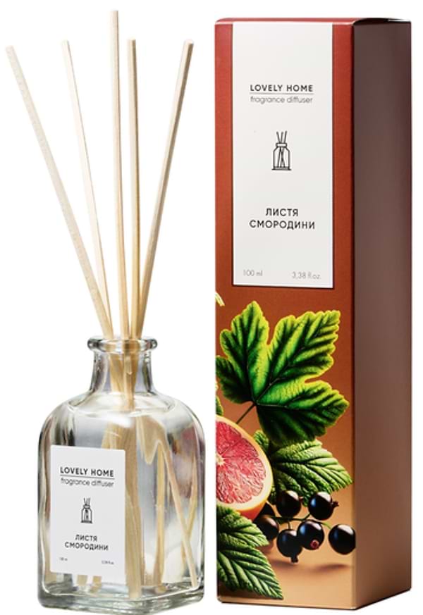 Фото - Аромадиффузор Lovely Home Листья смородины 100 мл (4820288090496)