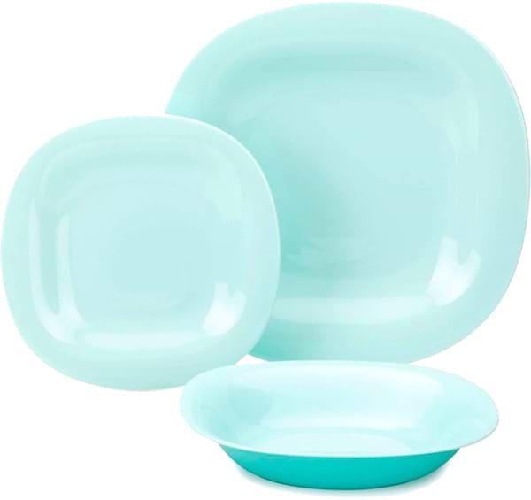 Фото - Столовий сервіз Luminarc CARINE PARADISE BLUE 18 пр. (V6222)