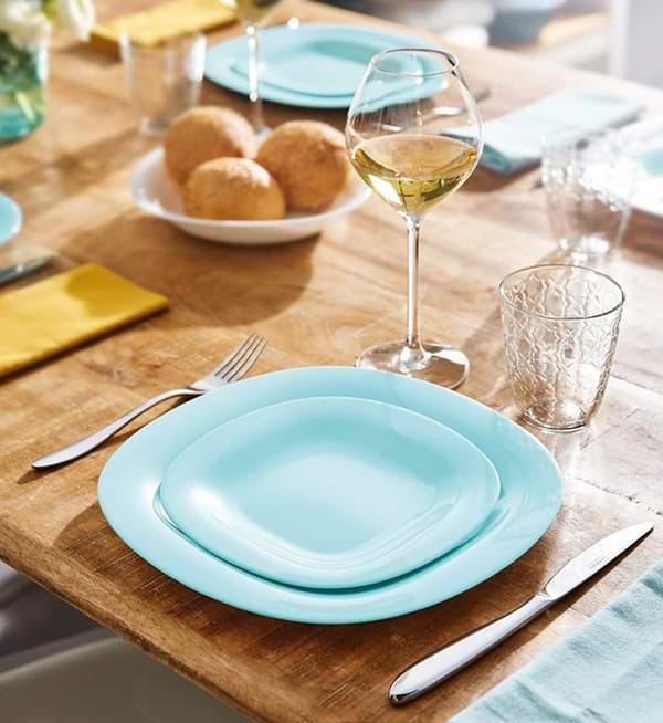 Фото - Столовий сервіз Luminarc CARINE PARADISE BLUE 18 пр. (V6222)