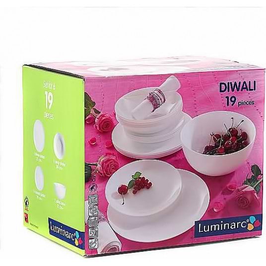 Фото - Столовий сервіз Luminarc Diwali 19 пр. (H5869)