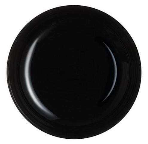 Фото - Тарілка обідня Luminarc Friends Time Black 25 см (P6375)