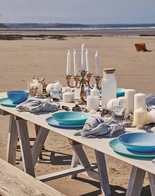 Фото - Тарелка обеденная Luminarc Friends Time Turquoise 30 см (P6362)