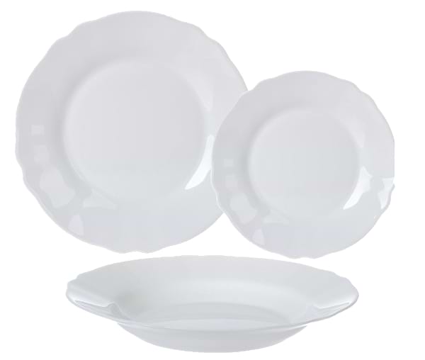 Столовый сервиз Luminarc Louis XV White 18 пр. (V2940)