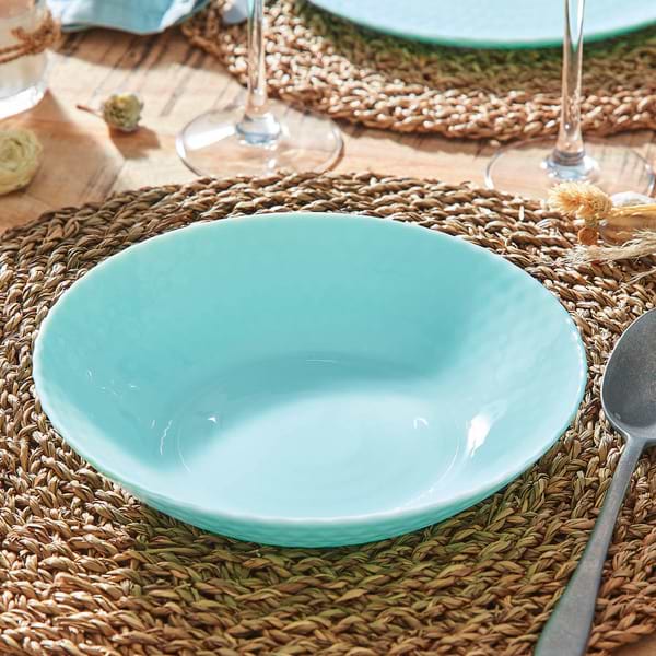Фото - Тарілка супова Luminarc Pampille Light Turquoise 20 см (Q4650)