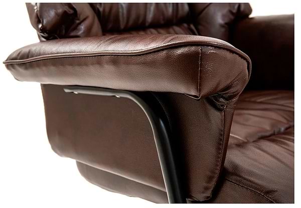 Фото - Кресло офисное Richman Конгресс Хром M-2 Широкий (Anyfix Wide) Кожа Люкс Коричневая