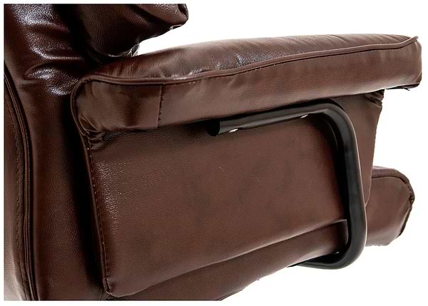 Фото - Кресло офисное Richman Конгресс Хром M-2 Широкий (Anyfix Wide) Кожа Люкс Коричневая