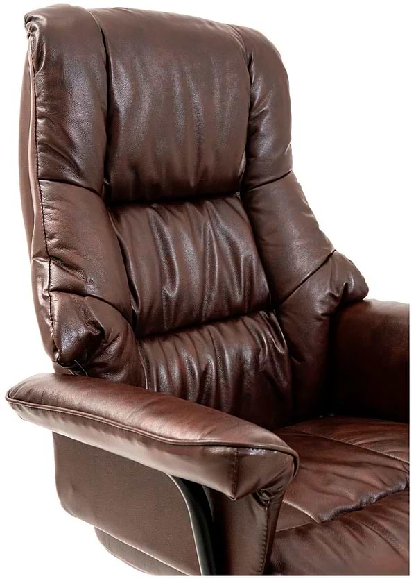 Фото - Кресло офисное Richman Конгресс Хром M-2 Широкий (Anyfix Wide) Кожа Люкс Коричневая