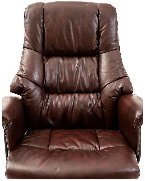 Фото - Кресло офисное Richman Конгресс Хром M-2 Широкий (Anyfix Wide) Кожа Люкс Коричневая