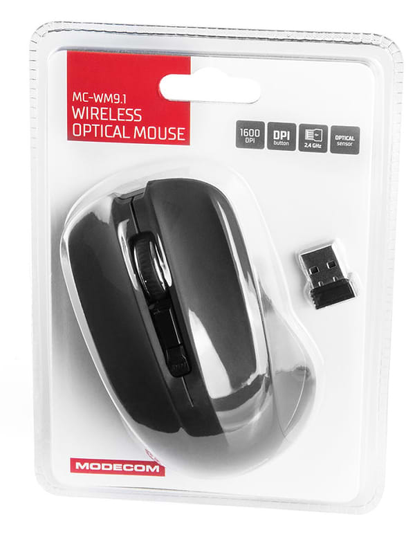 Фото - Миша бездротова Modecom MC-WM9.1 Black (M-MC-0WM9.1-100)
