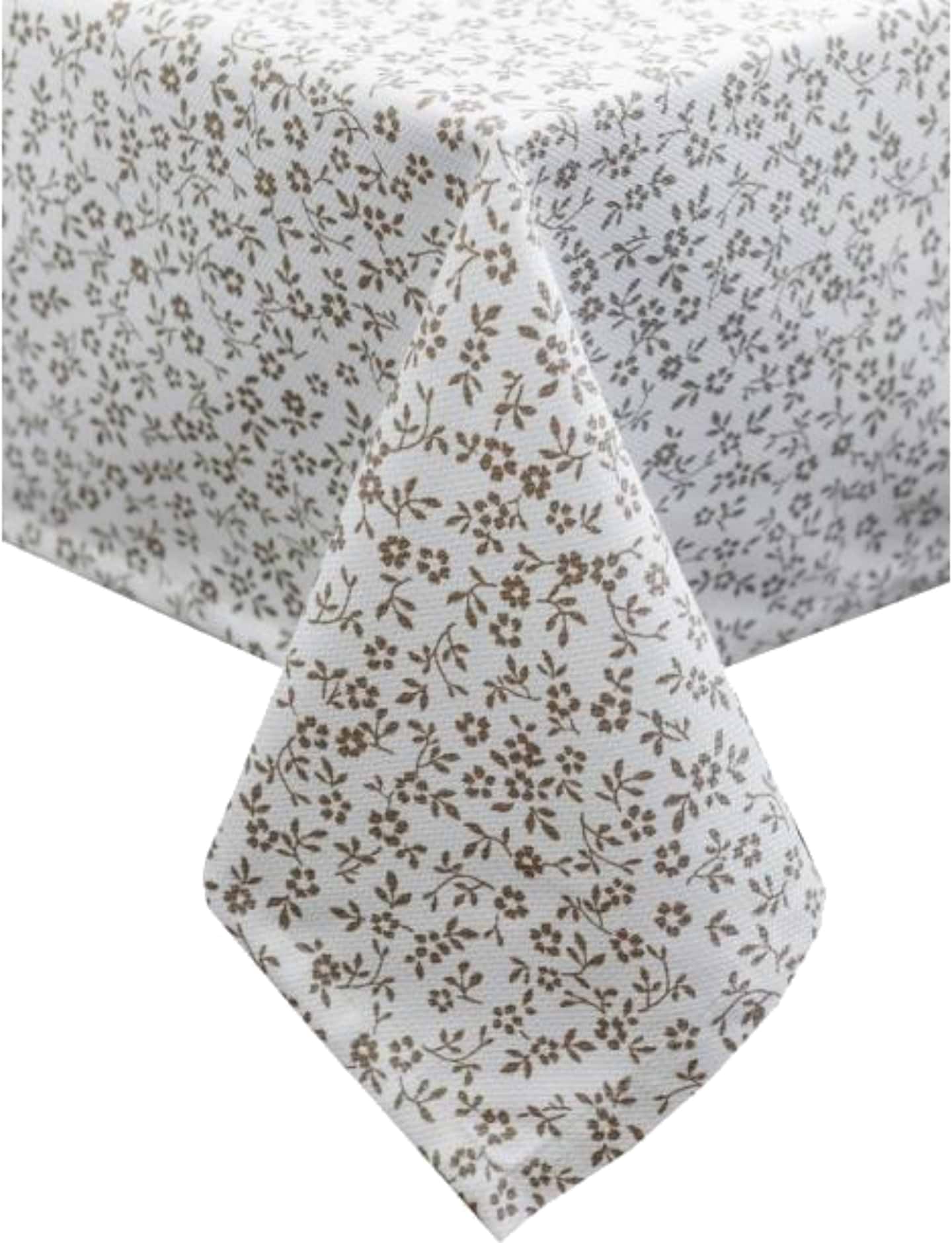 Скатертина прямокутна Прованс MACAO квітка бежева 132х180 см (029496)