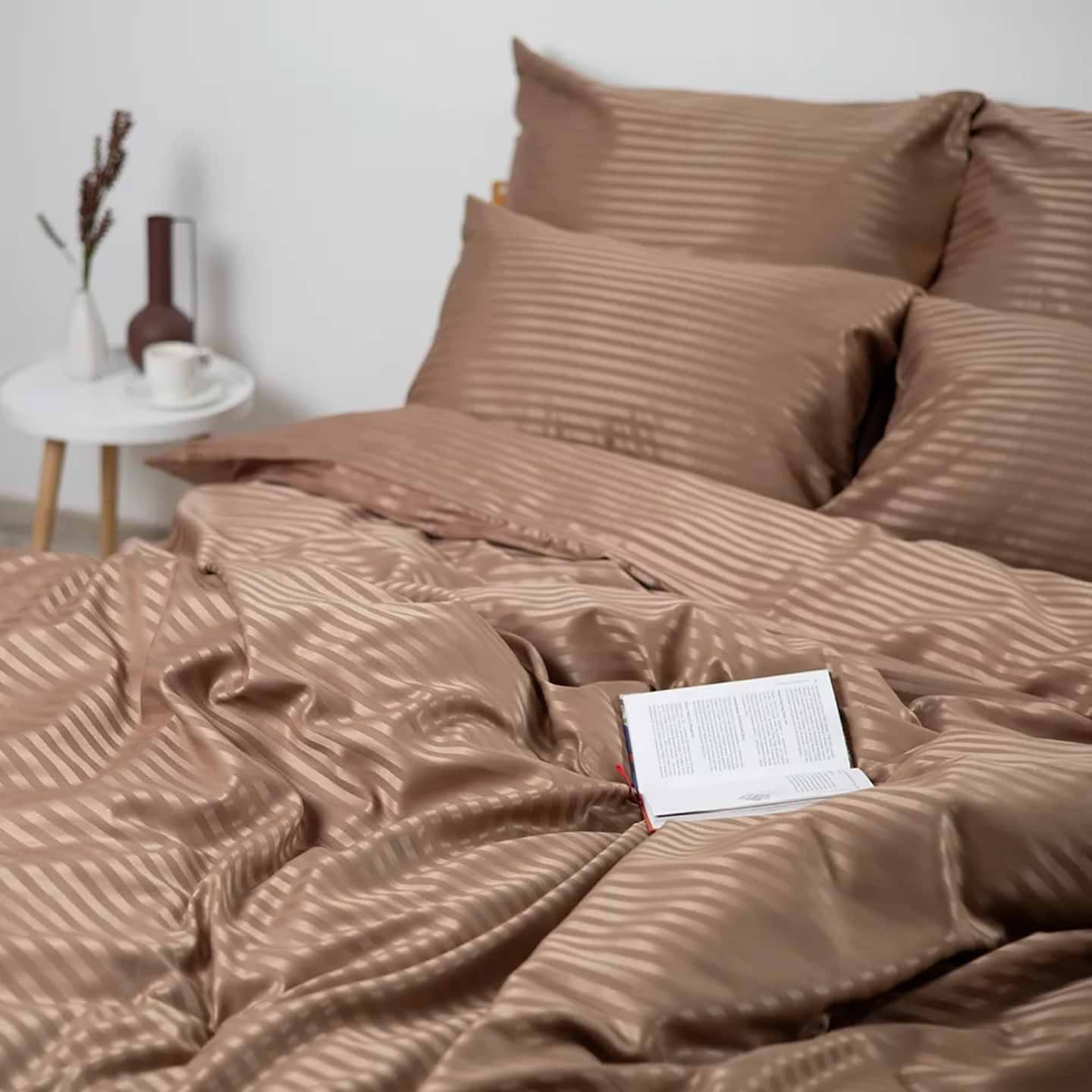 Комплект постельного белья ТЕП СТРАЙП САТИН Macchiato (2-04120_28495)