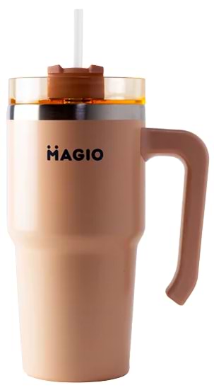 Фото - Термокружка Magio MG-1084 с соломинкой