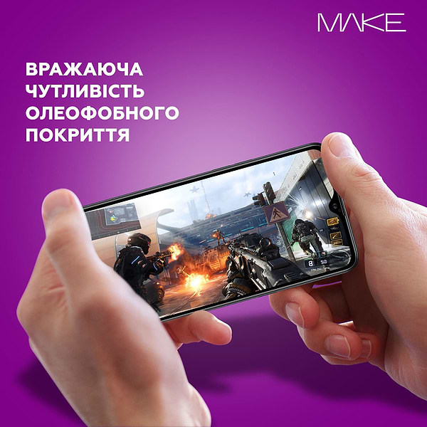 Фото - Захисне скло для смартфону MAKE FCFG Apple iPhone 16 (MGF-AI16)