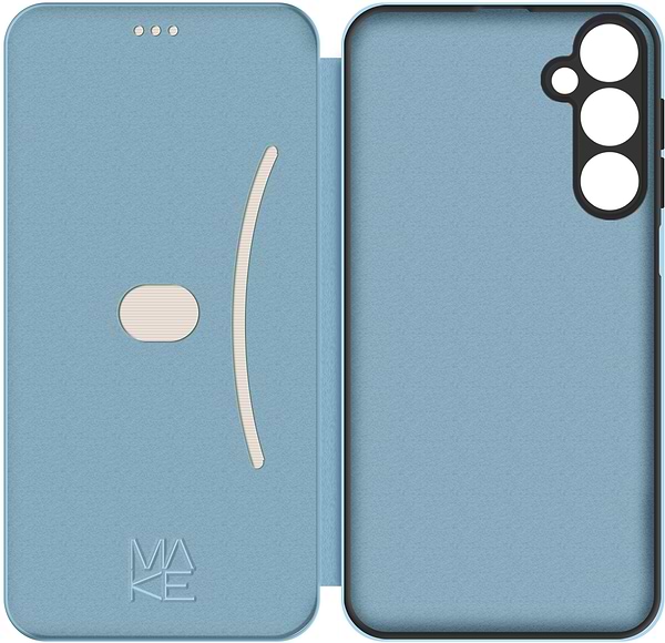 Фото - Чохол для смартфону MAKE Flip Samsung M35  Light Blue (MCP-SM35LB)