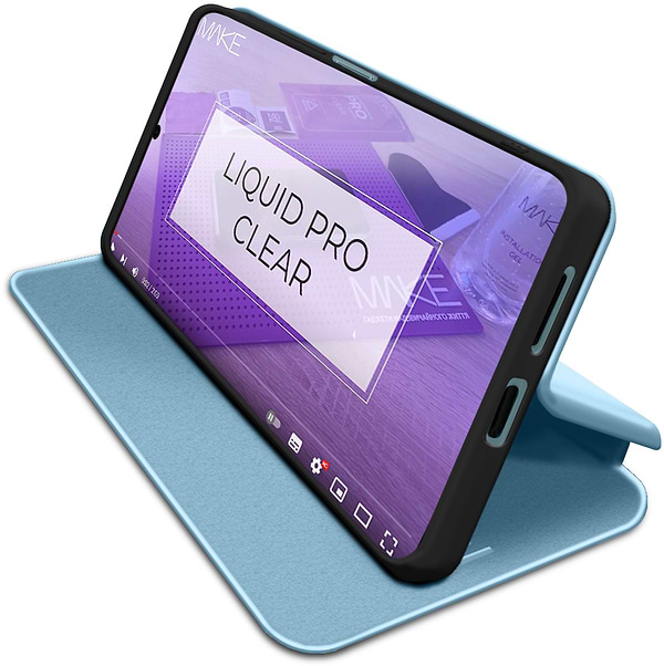 Фото - Чохол для смартфону MAKE Flip Samsung M35  Light Blue (MCP-SM35LB)