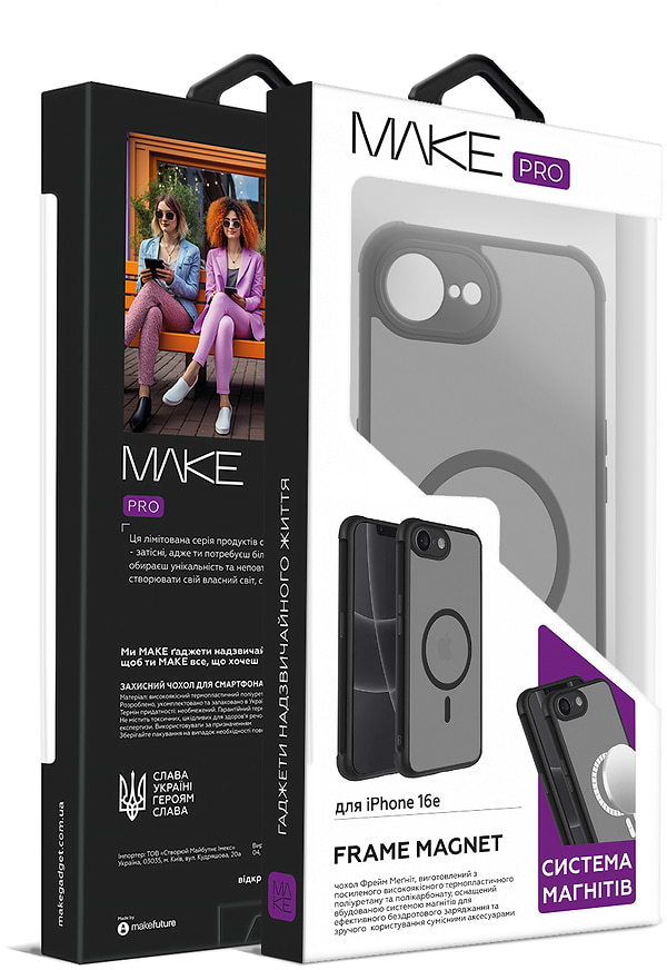 Фото - Чохол для смартфону MAKE Frame Magnet Pro Apple iPhone 16e (MCFM-AI16E)