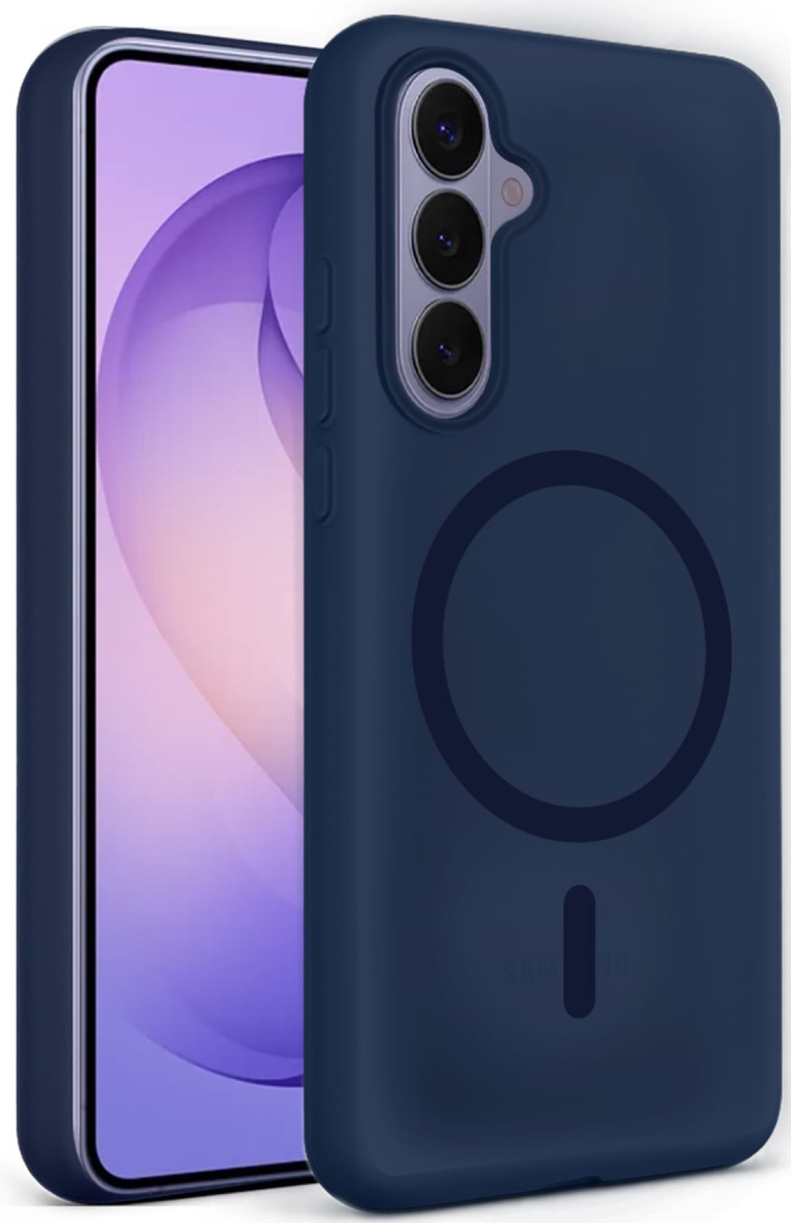 Чохол для смартфону MAKE Silicone Aura Magnet for Samsung S26 Plus, Navy (MCLAM-SS26PNV)