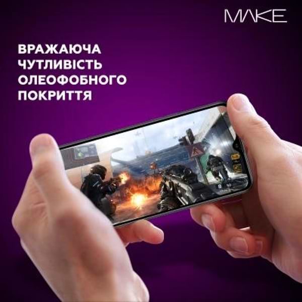 Фото - Защитное стекло для смартфона MAKE Xiaomi Redmi 12C (MGF-XR12C)