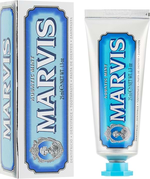 Фото - Зубная паста Marvis 7x25мл (Classic Strong, Whitening, Aquatic, Ginger, Licorice, Jasmin , Cinnamon) (8004395114665)