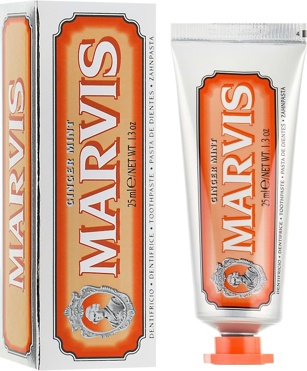 Фото - Зубная паста Marvis 7x25мл (Classic Strong, Whitening, Aquatic, Ginger, Licorice, Jasmin , Cinnamon) (8004395114665)