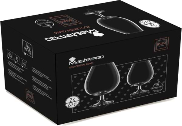 Фото - Набор бокалов Masterpro Barware oenology 670 мл 2 шт. (BGEU-2883)