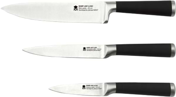 Фото - Набір ножів Masterpro Foodies collection 3 шт. (BGMP-4207-6-INC)