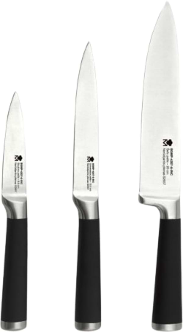 Фото - Набір ножів Masterpro Foodies collection 3 шт. (BGMP-4207-6-INC)